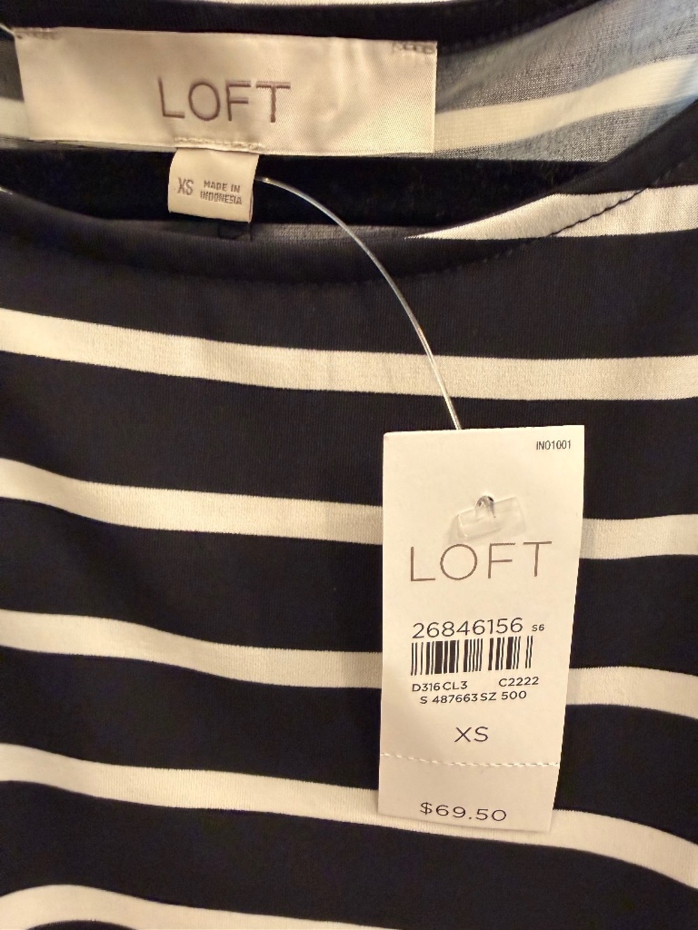 Loft striped dress
